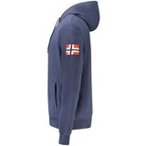  Muška plava zip majica s kapuljačom NORWAY 1963 | shoptok.hr