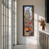 WALLXPERT LAC002-150 Multicolor Decorative Framed MDF Painting | Eponuda.com