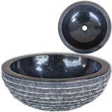  Mramorni umivaonik 40 cm crni Cijene