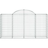  Gabionska košara s lukom 200x50x100/120 cm pocinčano željezo | shoptok.hr