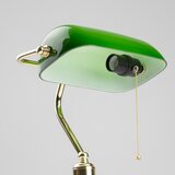  Brilagi - Stona lampa BANK OFFICE 1xE27/60W/230V zlatna/zelena | Eponuda.com