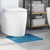  Prostirka protiv klizanja s izrezom za WC Plava 50 x 50 cm PP | shoptok.hr