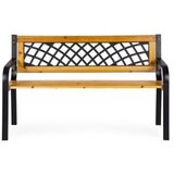 Multi Garden Drvena bastenska klupa sa resetkastim naslonom 11852 cm - Cene