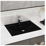  Luksuzni keramički pravokutni umivaonik crni 60 x 46 cm | shoptok.hr