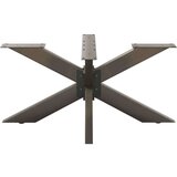  Kava miza noga oblika pajka naravno jeklo 98x58x(42-43)cm jeklo, (21828668) | Shoptok.si