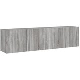 vidaXL Stenske TV omarice 2 kosa siva sonoma 80x30x41 cm, (20977929) | Shoptok.si