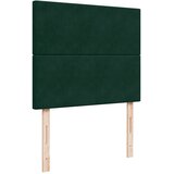 Box spring krevet s madracem tamnozeleni 120x200 cm baršunasti | shoptok.hr