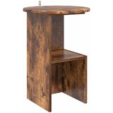  Bocni stol Dimljeni hrast Ø 39,5 x 55 cm Konstruirano drvo | shoptok.hr