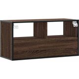 TV ormarić smeđi hrast 80x31x39,5 cm Konstruirano drvo i metal | Eponuda.com