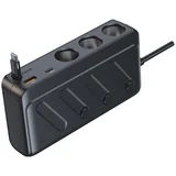 Avto napajalnik 3 vtiči + USB-C PD45W, 187W, digitalni zaslon, (5000505610)