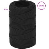  Višenamjensko pomoćno uže 2 mm 25 m Crna PP | shoptok.hr