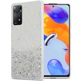 Cadorabo Ohišje, združljivo z Xiaomi RedMi NOTE 11 PRO 4G / 5G in prozorna z bleščicami - Zaščitni ovitek iz prožnega silikona TPU s svetlečimi bleščicami, (20860509) | Shoptok.si