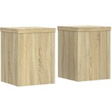 Furnova Stalci za biljke 2 kom boja hrasta 15 x 15 x 20 cm drveni | shoptok.hr