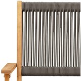vidaXL 3-dijelni bistro set od polipropilen i masivnog drva sivi | shoptok.hr