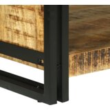 vidaXL Kavna miza 120x50x38 cm Trden grob mangov les | Shoptok.si