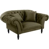 MID.YOU XXL FOTELJ, olivno zelena tekstil | Shoptok.si