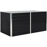 Maison Chic Dvignjeno Cvetlično korito - Cvetlični Lonec 160x80x45cm pocinkano jeklo antracit, (21790029) | Shoptok.si