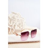 Kesi Women's sunglasses with shaded lenses, golden-pink | Shoptok.si