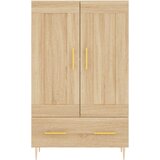  Visoka komoda boja hrasta 69,5 x 31 x 115 cm konstruirano drvo | shoptok.hr