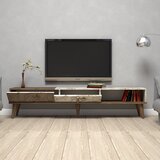 Kalune Design TV komoda u mramornom dekoru u prirodnoj boji 180x40 cm Milan – | shoptok.hr