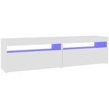 TV ormarići s LED svjetlima 2 kom bijeli 75 x 35 x 40 cm | Eponuda.ba