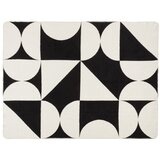 noo.ma Crna/krem deka 150x200 cm Tul – Cijene