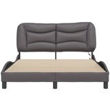  Okvir kreveta s LED-om bez madraca Hvar sivi 120 x 200 cm | shoptok.hr