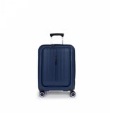 Gabol kofer mali (kabinski) sa odeljkom za laptop proširivi 40x55x22/25cm brooklyn 41,7/47,4 l-3,1 kg metalik plava Cene