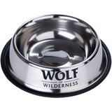 Wolf of Wilderness nedrseča posoda iz nerjavečega jekla za pse - Varčno pakiranje: 2 x 850 ml, Ø 23 cm Cijene