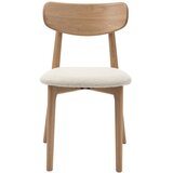 Unique Furniture Kremno bel/naraven jedilni stol Elim – | Shoptok.si