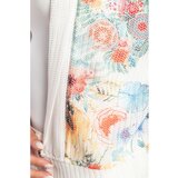 Fenzy Kardigan S Potiskom, Bel | Shoptok.si