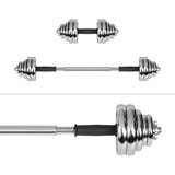 Rebel Active RBA-2326-30 – Set nastavljivih kromiranih uteži 30 kg s povezovalno palico in transportnim kovčkom | Shoptok.si