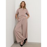 Sinsay Wide leg hlače sa sjajnom lurex niti Slike