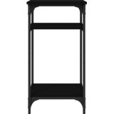  Bočni stolić crni 40 x 30 x 75 cm od konstruiranog drva | shoptok.hr