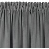  Curtain VILA color graphite style classic dragon tape transparent 7.5 cm with fringe 3 cm velvet 400x270 HOMEDE | shoptok.hr