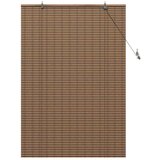 vidaXL Zavese in rolete z zavesami Rjava 110 x 160 cm Bambus | Shoptok.si