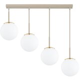 Brilagi Luster na sajli MILO 4xE27/60W/230V bež/zlatna | Eponuda.com