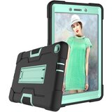NIKCORP Ovitek za Samsung Galaxy Tab A7 Lite 8.7 robusten s stojalom, tridelna zaščita pred udarci in padci, silikonski, črne barve, (5000138909) | Shoptok.si