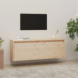 vidaXL Stenska omarica 100x30x35 cm trdna borovina Cene