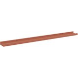  Polica na zidu 2 pcs Crvena 100 x 9 x 3 cm Konstruirano drvo | shoptok.hr