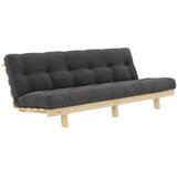 Karup Design Črna in antracitno siva sedežna garnitura iz rebrastega žameta 200 cm Lean – | Shoptok.si