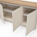 Marckeric Bež komoda u dekoru hrasta 152x84x40 cm Loreta – | shoptok.hr