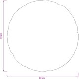  Presvlaka za jastuk 6 pcs HEERLEN Uzorak lista Ø 30 cm | shoptok.hr
