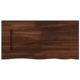  Pravokutni stolni vrh 60 x 20 x 3 cm Pravokutni - Tamno smeđa 90 x 55 x 3 5 cm Živi rub 1 strana | shoptok.hr