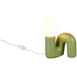 REALITY Zelena keramična namizna svetilka (višina 21,5 cm) Quinn – | Shoptok.si