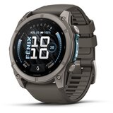 Garmin multisport GPS sat fēnix 9 51 mm, titanij, silikonski remen šljunčano sive boje | shoptok.hr
