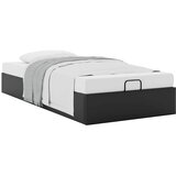  Otomanski okvir kreveta bez madraca crni 100x200cm umjetne kože | shoptok.hr