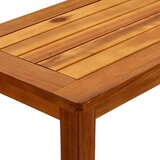 vidaXL Vrtna konzolna mizica 80x35x75 cm trden akacijev les | Shoptok.si