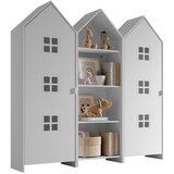 Vipack Bela odprta otroška garderobna omara 173x171,5 cm CASAMI BRUGES – Cene