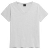 4f Majice s kratkimi rokavi SS23TTSHF582CHODNYJASNYSZARY Siva | Shoptok.si